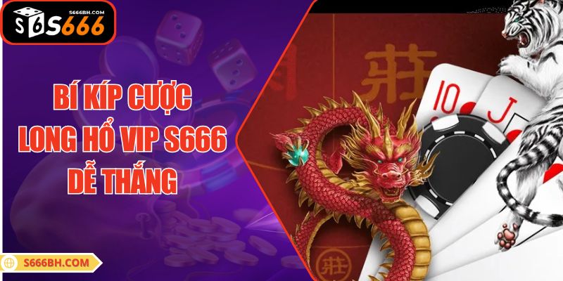 Bí kíp cược Long Hổ VIP S666 dễ thắng
