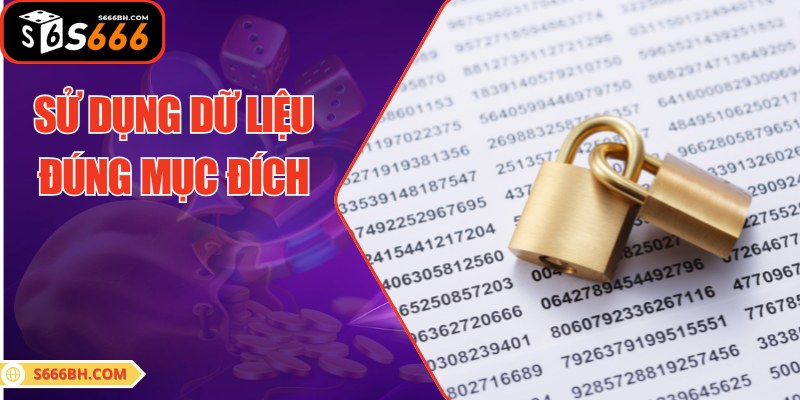 Nhà cái sử dụng dữ liệu cho các mục đích tăng trải nghiệm